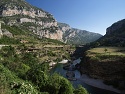 Kaňon řeky Morača severně od Podgorice
